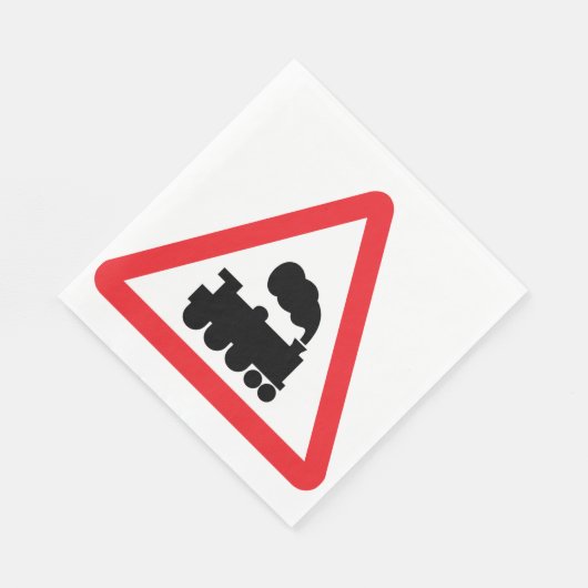 Autokennzeichen Napkins Serviette (Ecke)