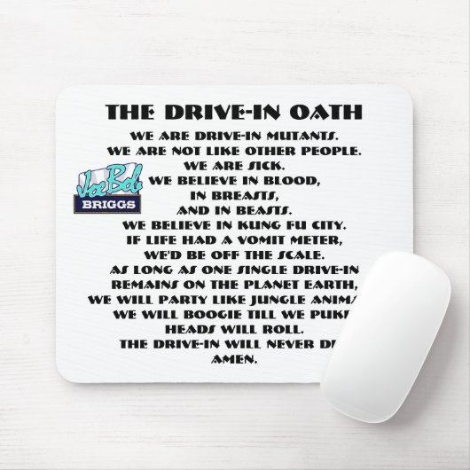 Autokino-Eid Mousepad (Mit Mouse)