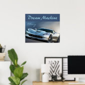 Autokopf 20" x 24" poster (Heimbüro)