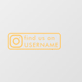 Autokopfaufkleber für soziale Medien Fensteraufkleber (Blatt)