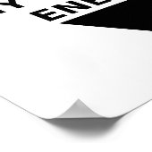 Autokorrekter Feind Funny Poster (Ecke)