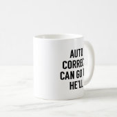 Autokorrektur kann zu ihm gehen kaffeetasse (VorderseiteRechts)