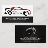 Autokorreparaturdienste | Mechanik Visitenkarte (Vorne/Hinten)
