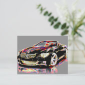 Autokunst Postkarte (Stehend Vorderseite)