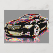 Autokunst Postkarte (Vorderseite)