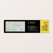 Autologo, Mechanik und Reparatur von Auto, detaill Visitenkarten (Innenseite Aufgefaltet)