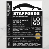 Autologo, Werbung für den Vertrieb von Auto Flyer (Vorne)