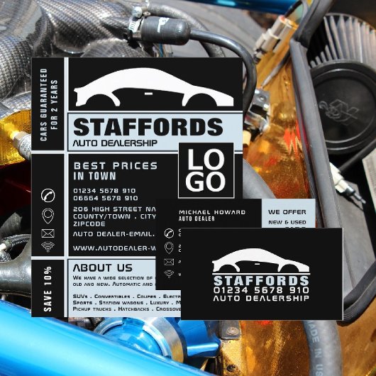 Autologo, Werbung für den Vertrieb von Auto Flyer