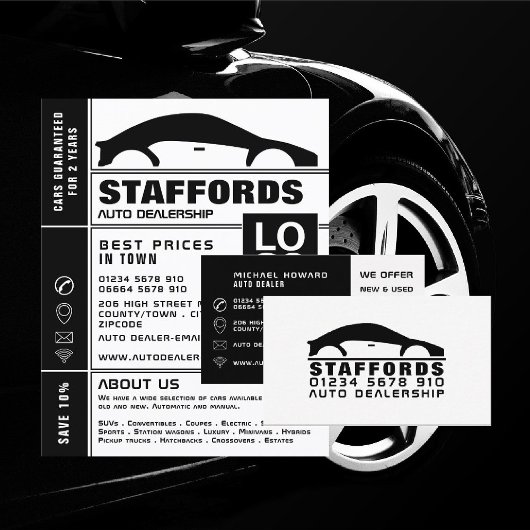 Autologo, Werbung für den Vertrieb von Auto Flyer