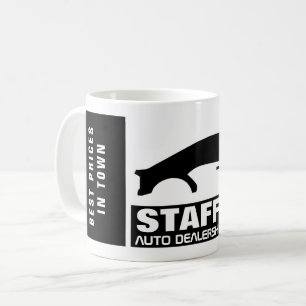 Autologo, Werbung für den Vertrieb von Auto Kaffeetasse