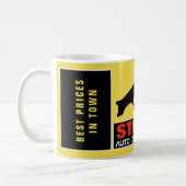 Autologo, Werbung für den Vertrieb von Auto Kaffeetasse (Links)