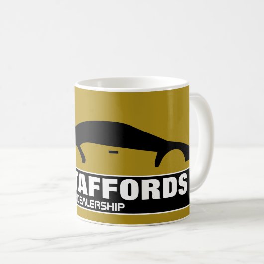 Autologo, Werbung für den Vertrieb von Auto Kaffeetasse (VorderseiteRechts)
