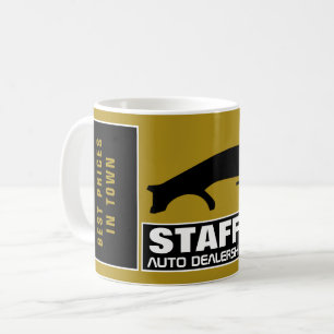 Autologo, Werbung für den Vertrieb von Auto Kaffeetasse