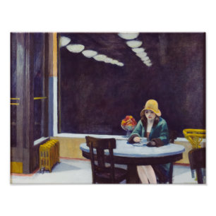 Automat Edward Hopper Fotodruck