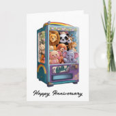 Automat gefüllt mit Teddybären Karte (Vorderseite)