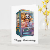 Automat gefüllt mit Teddybären Karte (Gelbe Blume)