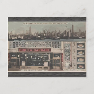 Automat Horn & Hardart Time Square New York, Vinta Postkarte