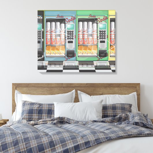 Automat Leinwanddruck (Insitu (Schlafzimmer))