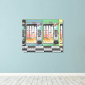 Automat Leinwanddruck (Insitu (Holzboden))