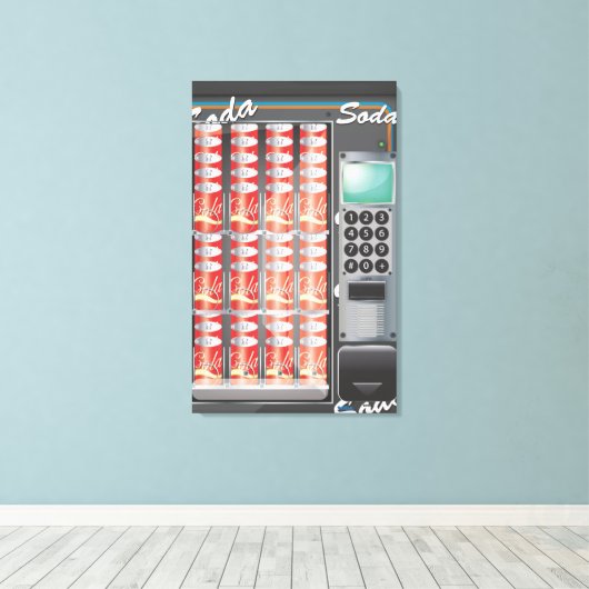 Automat Leinwanddruck (Insitu (Holzboden))