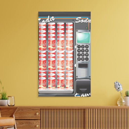 Automat Leinwanddruck (Insitu (Wohnzimmer))