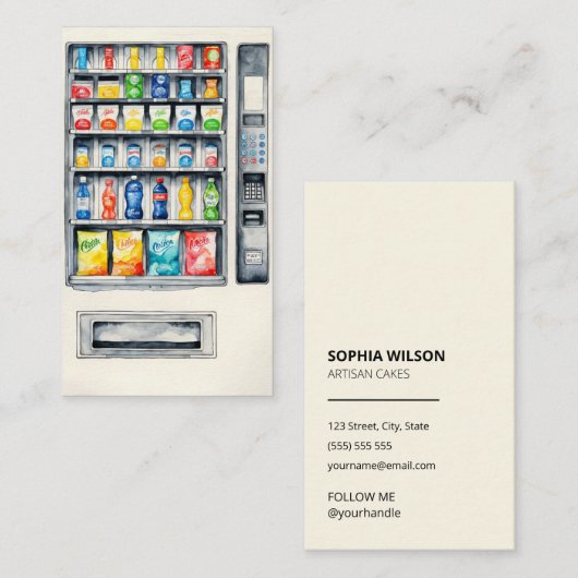 Automat Visitenkarte (Vorne/Hinten)