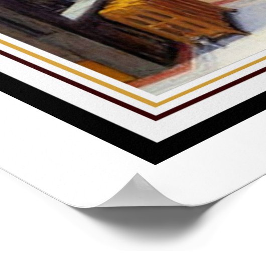 Automat von Edward Hopper 16 x 20 Poster (Ecke)