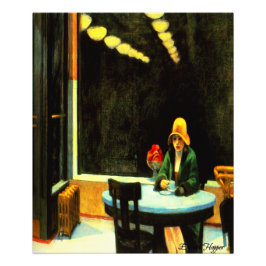 Automat von Edward Hopper 1927 Fotodruck