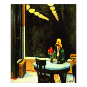 Automat von Edward Hopper 1927 Fotodruck