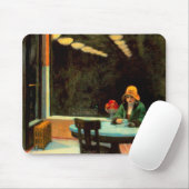 Automat von Edward Hopper Mousepad (Mit Mouse)