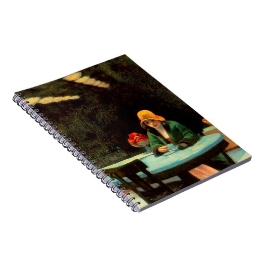 Automat von Edward Hopper Notizblock (Rechte Seite)