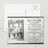 Automaten, Illustration der Frontispiz Postkarte (Vorne/Hinten)