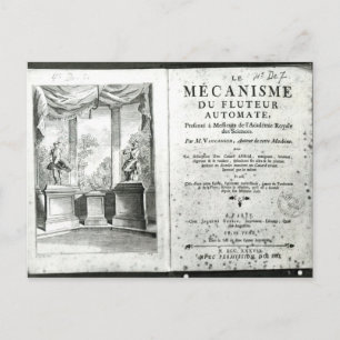 Automaten, Illustration der Frontispiz Postkarte