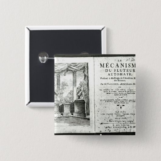 Automaten, Illustration des Frontispiz Button (Vorne & Hinten)