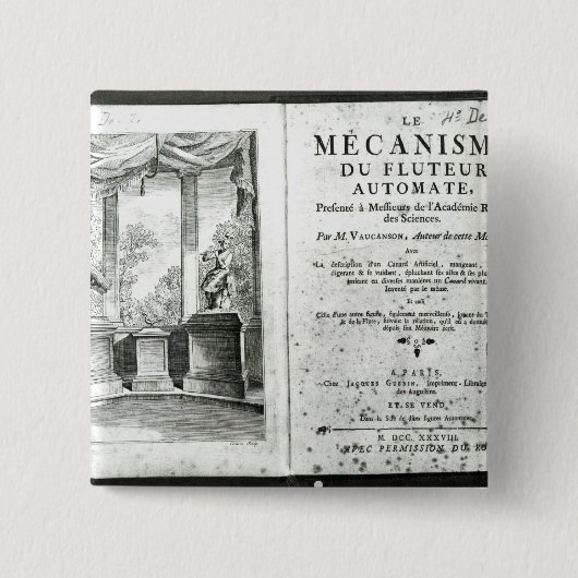 Automaten, Illustration des Frontispiz Button (Vorderseite)