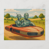 Automaten in Liebe Postkarte (Vorderseite)