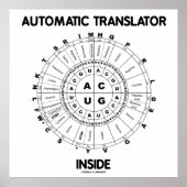 Automatic Translator Inside (RNA Codon Wheel) Poster (Vorne)