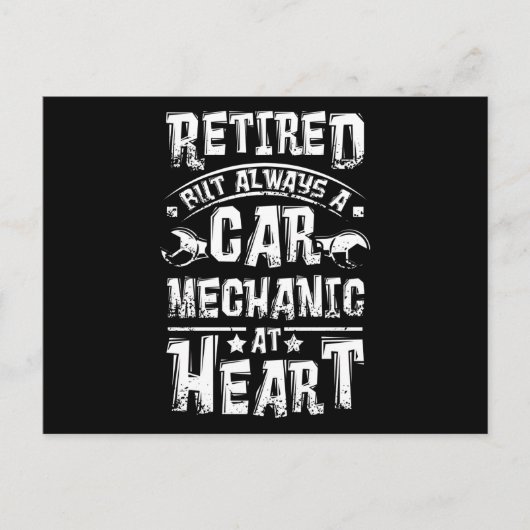 Automatik für müde Fahrzeuge Postkarte (Vorderseite)