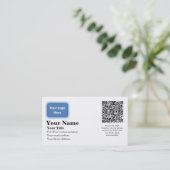 Automatische E-Mail-Auftrags-Visitenkarte Visitenkarte (Stehend Vorderseite)