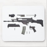 Automatische Waffe G36 Mousepad<br><div class="desc">Erweiterte automatische Waffe G36 in Bewaffnung der NATO und der deutschen Armee.</div>