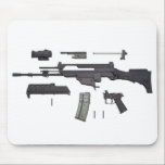 Automatische Waffe G36 Mousepad<br><div class="desc">Erweiterte automatische Waffe G36 in Bewaffnung der NATO und der deutschen Armee.</div>