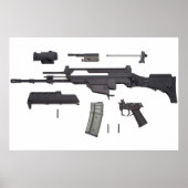 Automatische Waffe G36 Poster (Vorne)