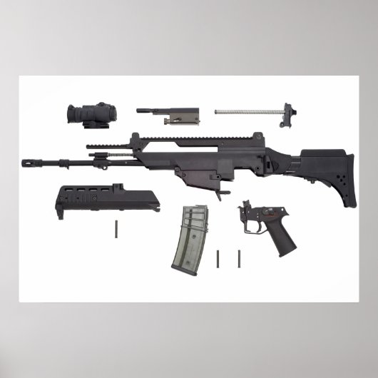 Automatische Waffe G36 Poster (Vorne)