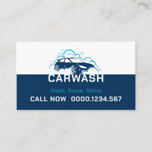 Automatische Wash-Dienste für Kraftfahrzeuge BER Visitenkarte