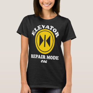 Automatischer Reparaturmodus für Aufzüge eingescha T-Shirt