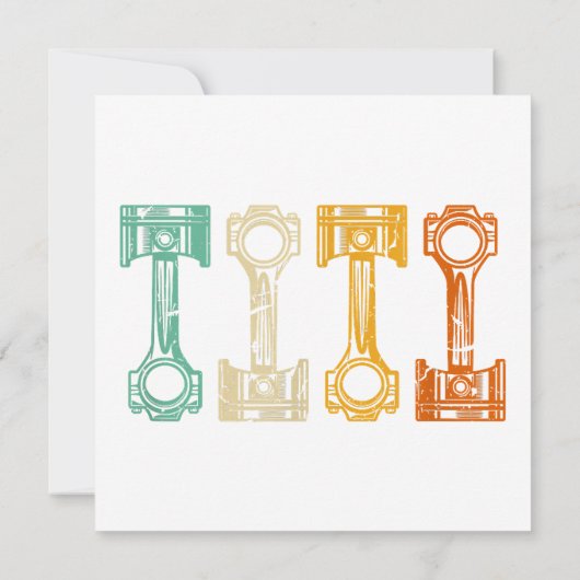 Automatischer Vintager Tuner Einladung (Rückseite)