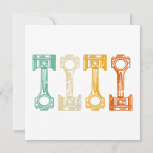 Automatischer Vintager Tuner Einladung