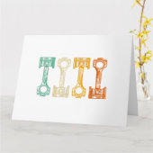 Automatischer Vintager Tuner Karte (Gelbe Blume)