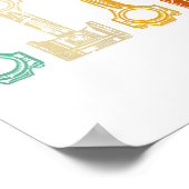 Automatischer Vintager Tuner Poster (Ecke)