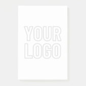 Automatisches Lighten des Logos für Hintergrund Post-it Klebezettel (Vorderseite)